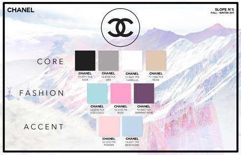 chanel colour scheme